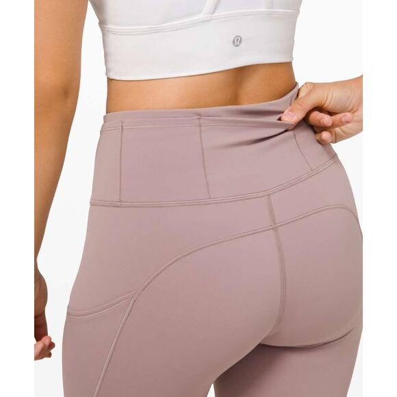 LULULEMON Fast and Free Tight II 25" *Non-Reflective Nulux Violet Verbena Size 2 - Picture 3 of 10